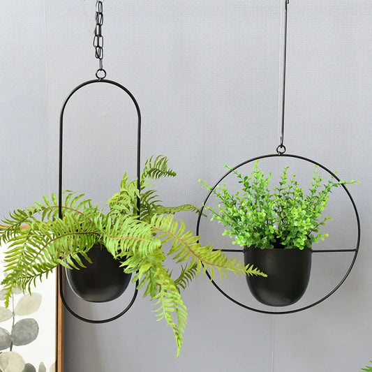 Metal Hanging Planter for Home Decor